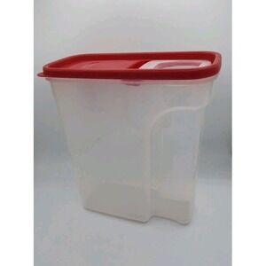 Rubbermaid Food Storage 22.8 Cups Cereal Container with Red Flip Top Lid #14